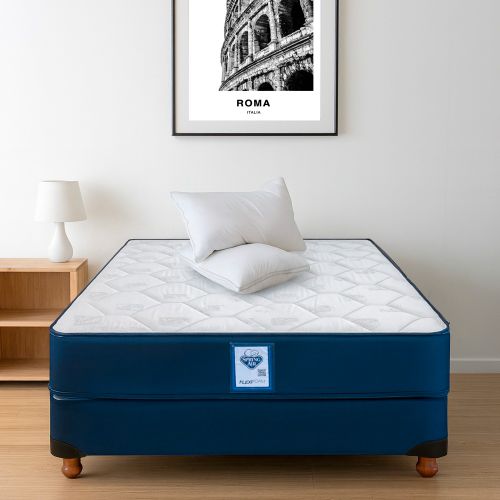 Colchón de Espuma y Sommier Spring Air 2 Plazas 140x190cm + Almohadas - Imagen 4